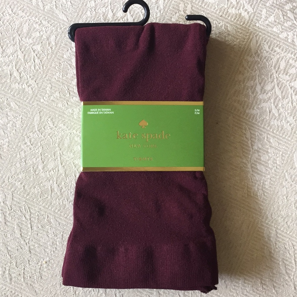 Kate Spade Midnight Wine tights - Picture 2 of 4